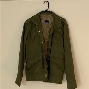 Army green jacket. Hardly worn